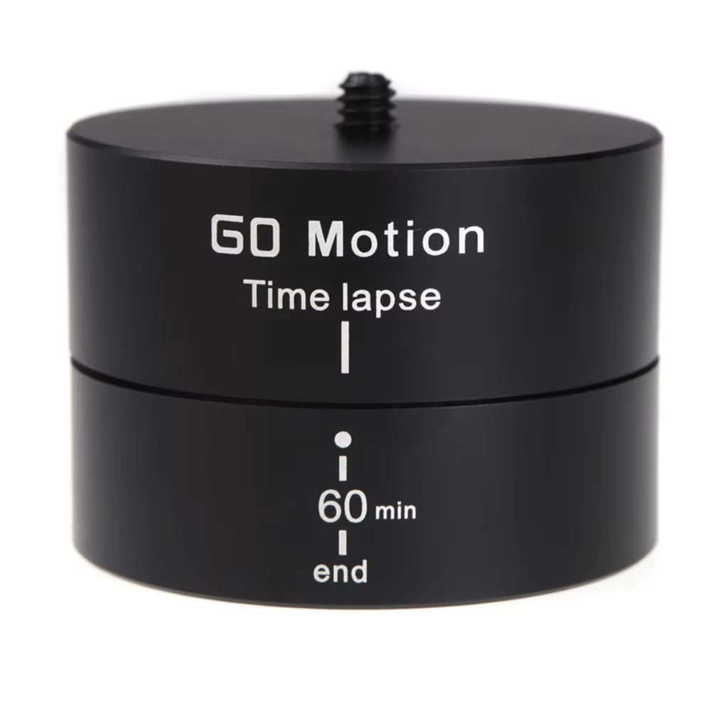 Stabilisateur de lapse de temps pour photographie, panoramique en aluminium, rotation à 360 degrés, 