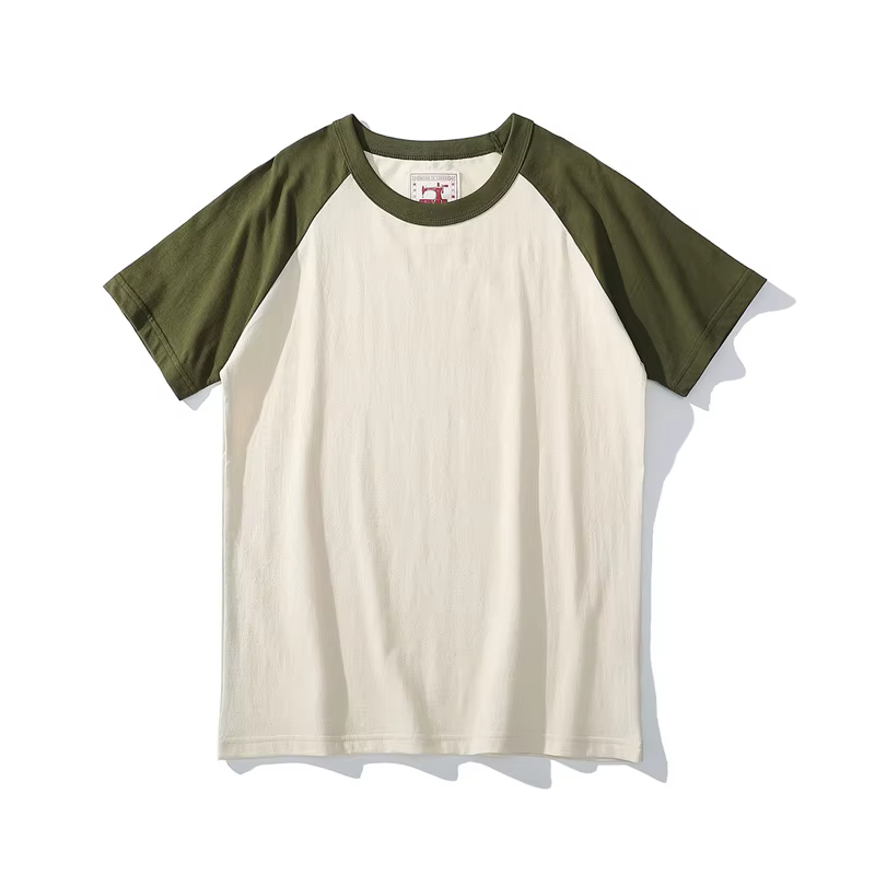 Akkad Kuti 2024 Style rétro japonais homme col rond manches Raglan t-shirts étudiant décontracté bon