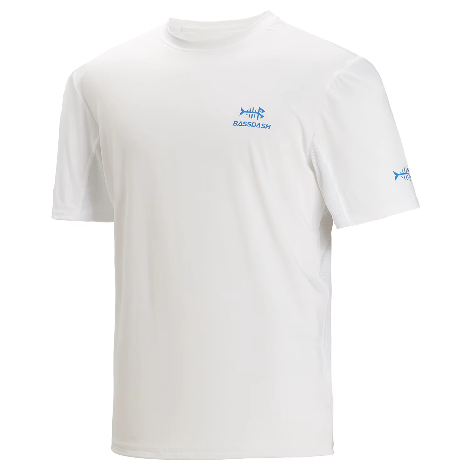 Bassdash-T-shirt à manches courtes UV pour homme, chemise de pêche, protection solaire, Udissolvant 