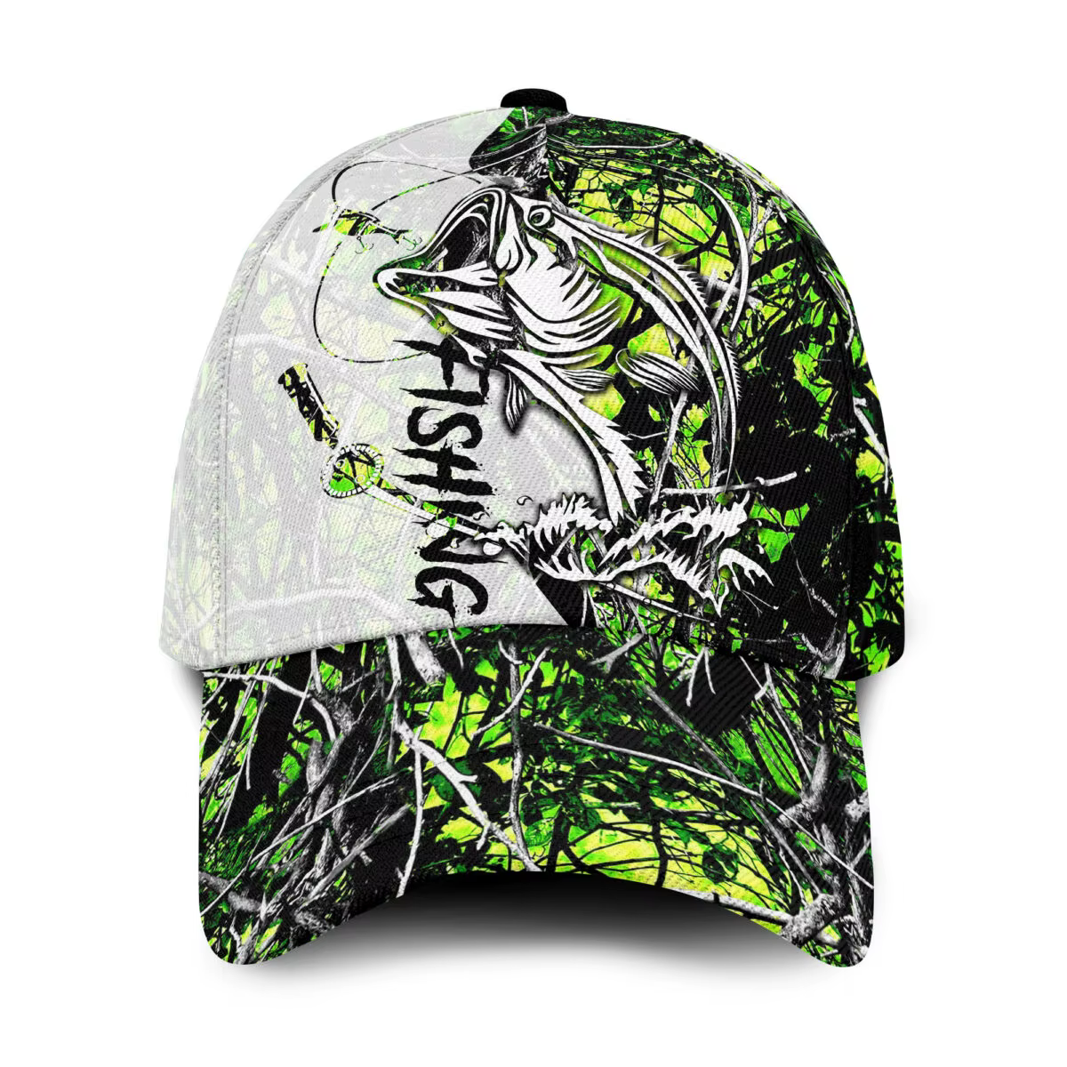 Casquette de baseball unisexe imprimée en 3D, chapeau Snapback, pêche au requin sous-marin, vêtement