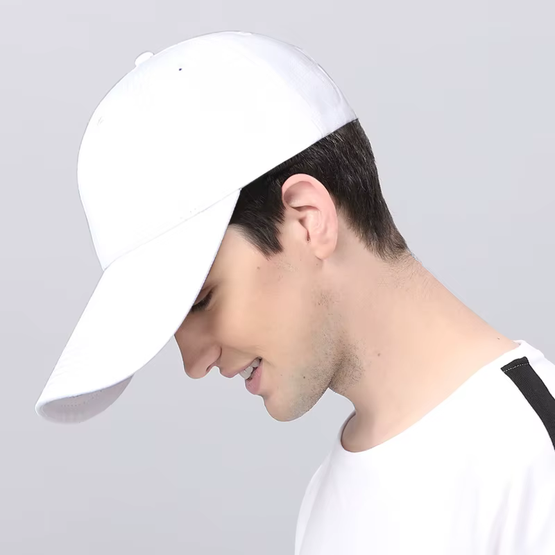 Casquettes de Baseball à grande tête pour hommes, visière longue de 11cm, chapeau de pêche Cool, gra