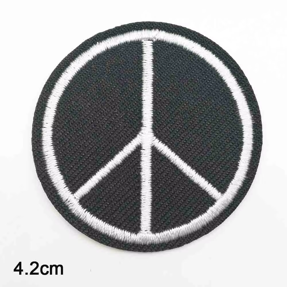 Vêtements brodés avec amour et paix, Patch pour filles et garçons, vente en gros