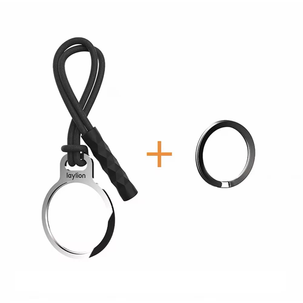 Support de suivi AirTag avec lanière, étui fin Invisible en aluminium pour porte-clés AirTags 2021, 