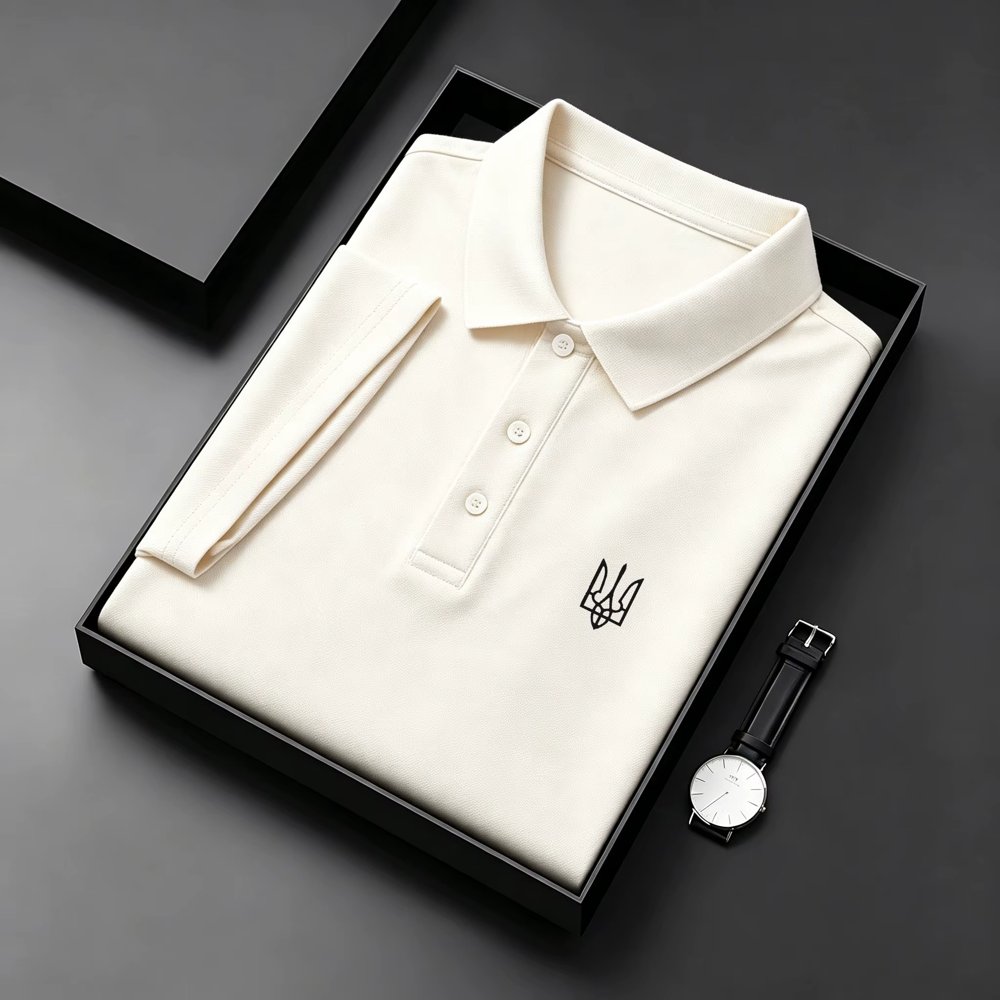 Chemise de golf pour homme, col de golf, col décontracté, manches courtes, couleur unie, style moder