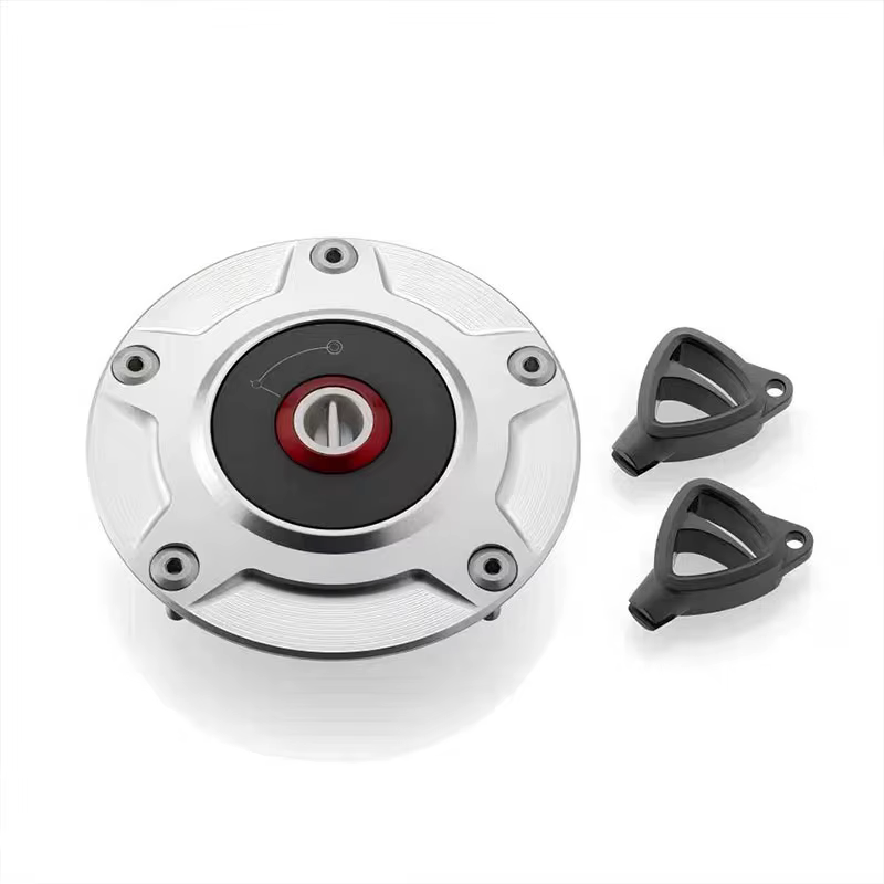 Pour Ducati Panigale V4/V2 2025 – Bouchon de réservoir de carburant modifié Rizoma co-marqué avec co