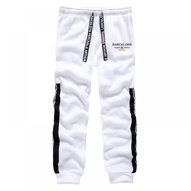 Ensemble de survêtement décontracté sportif pour homme Barcelone – Sweat-shirt et pantalon de joggin