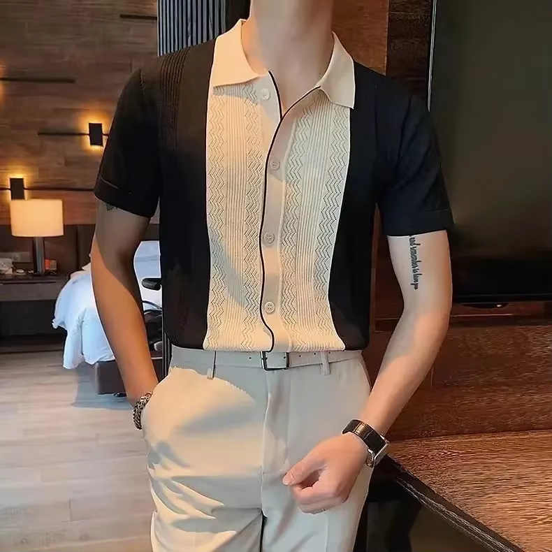 T-shirts et Polos Homme Été 2026 – Nouvelle Collection Décontractée à Manches Courtes, Style Britann