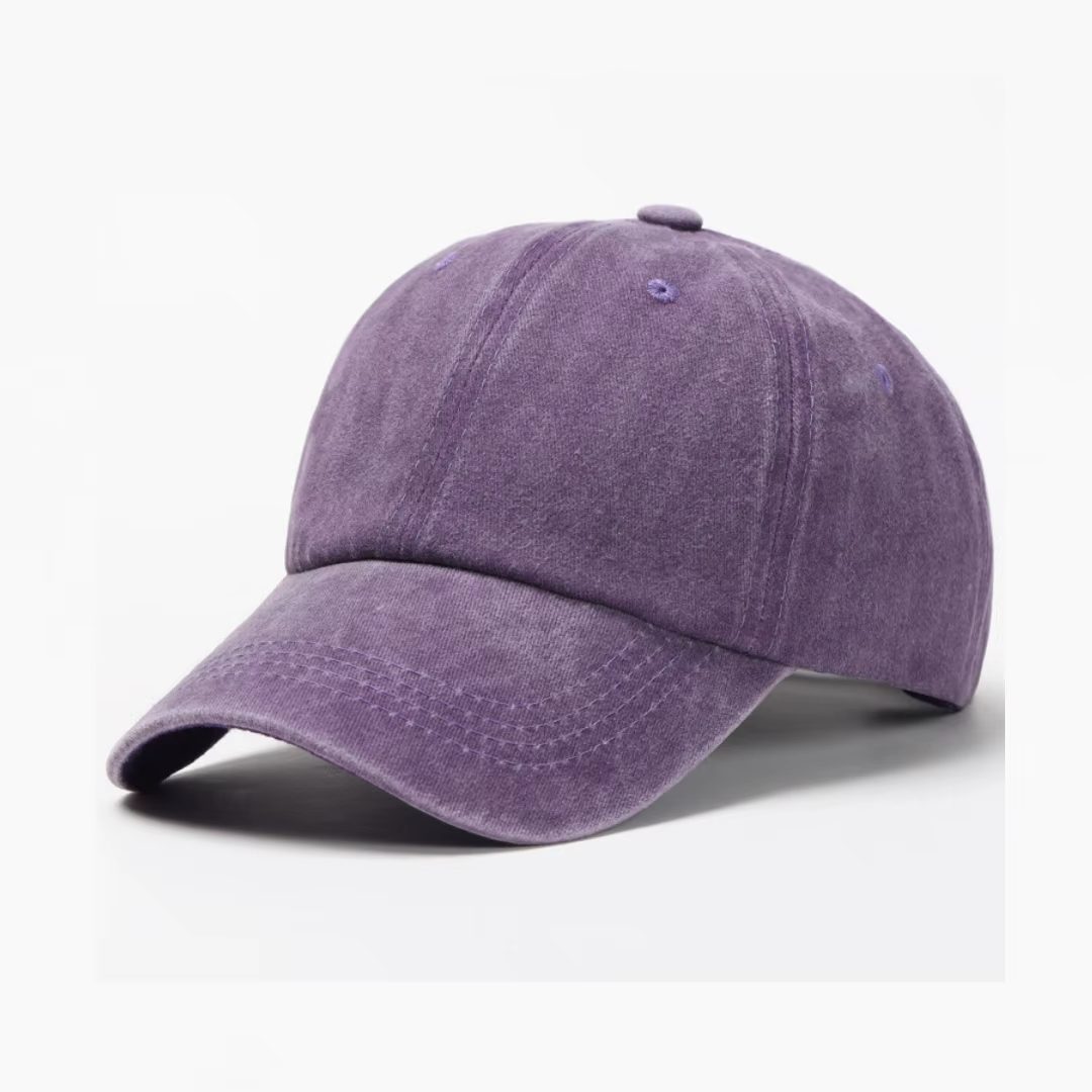 Casquette de Baseball en coton délavé pour hommes et femmes, chapeau à rabat Vintage Hip Hop, couleu