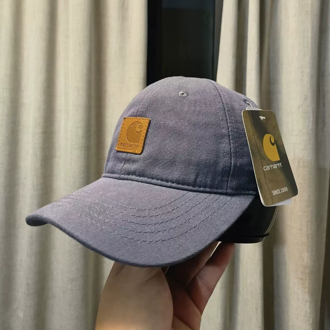 Casquette Carhart Workwear vintage délavée, casquette de baseball souple à visière incurvée, unisexe