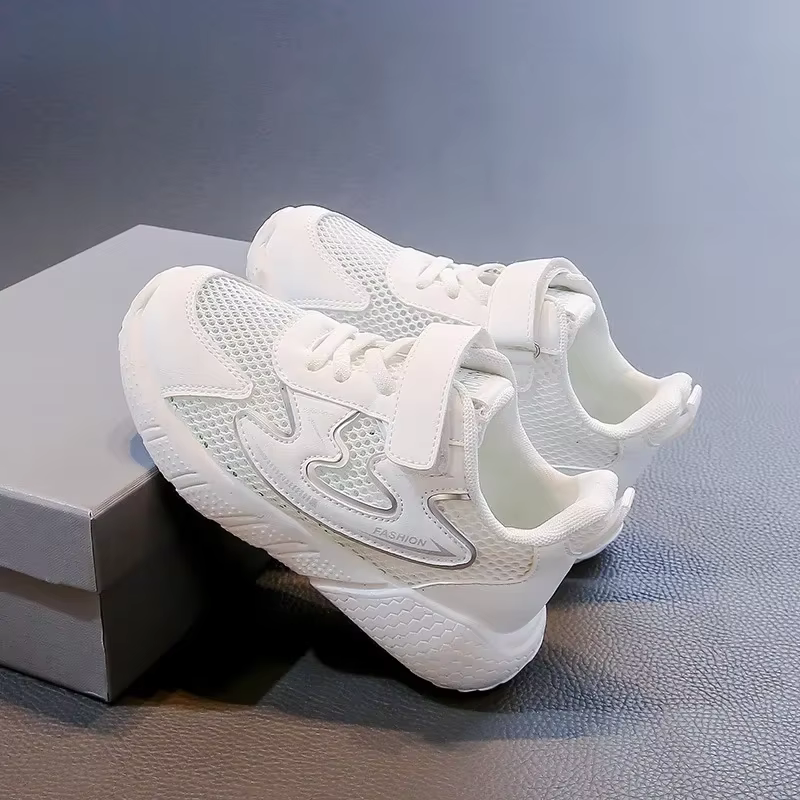 Étudiants Sneaker décontracté à la mode enfants chaussures de course maille respirant 2025 nouveaux 