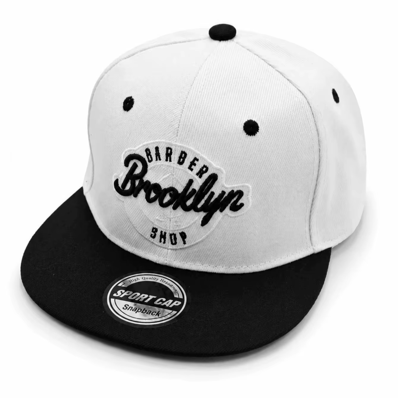 Casquette de baseball brodée Brooklyn, casquette snapback classique patchwork, casquette de skate hi