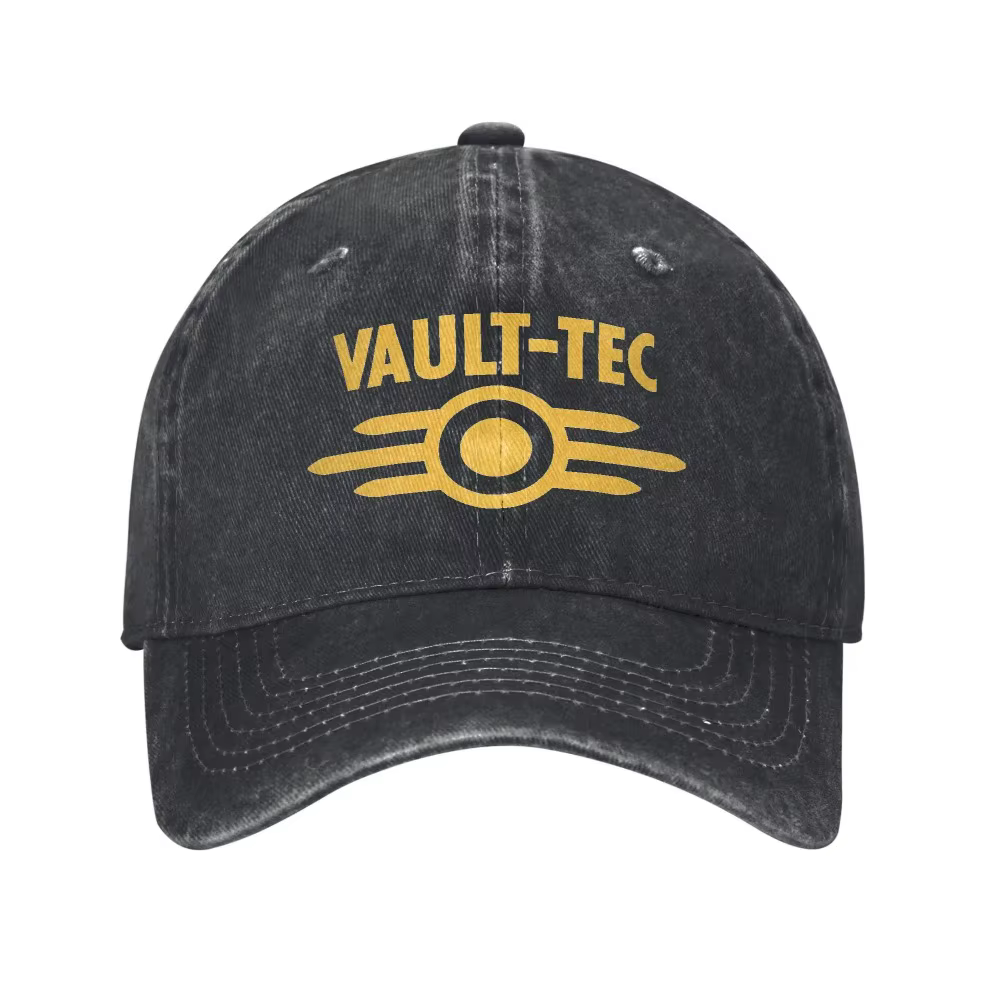 Vault Tec Logo Fallouted Game Sun Casquette de baseball Unisex-Adolescents Design Hip Hop Chapeau Ét