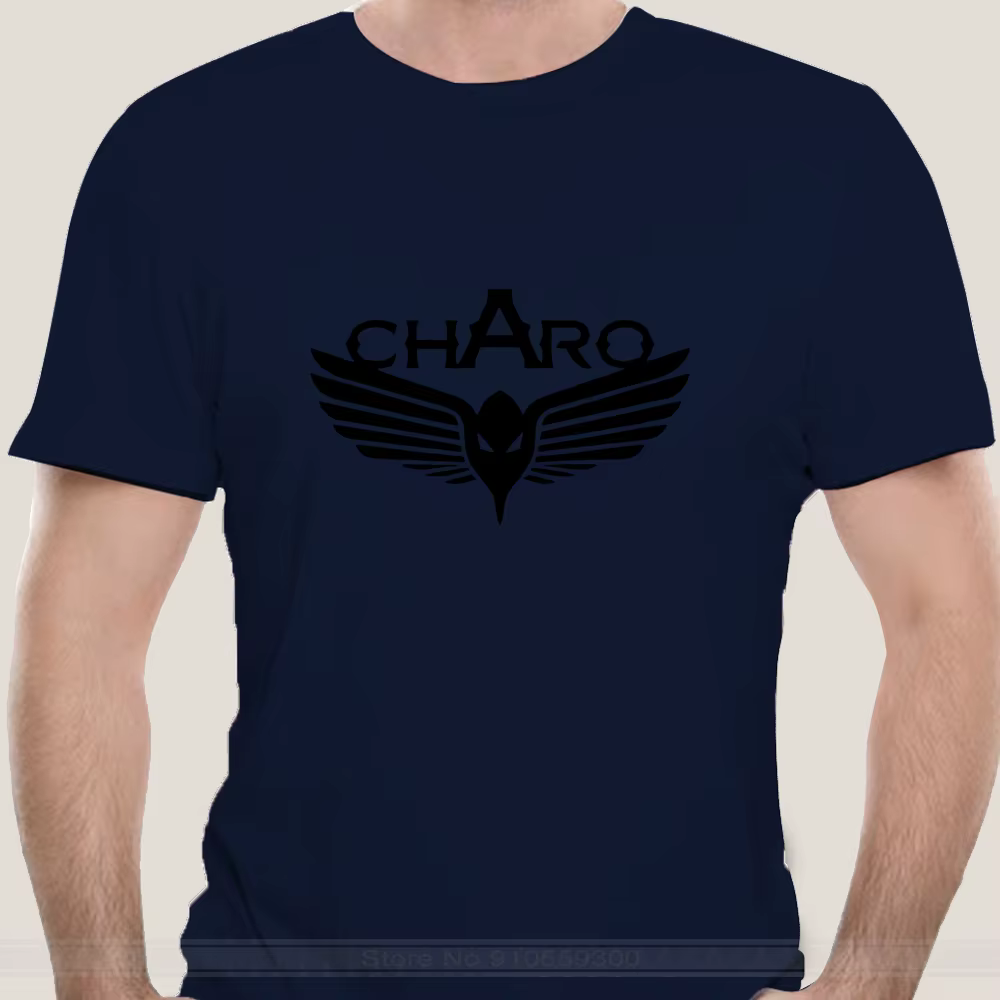 Charo Niska-T-shirt manches courtes col rond homme et femme, humoristique, en coton, avec logo impri