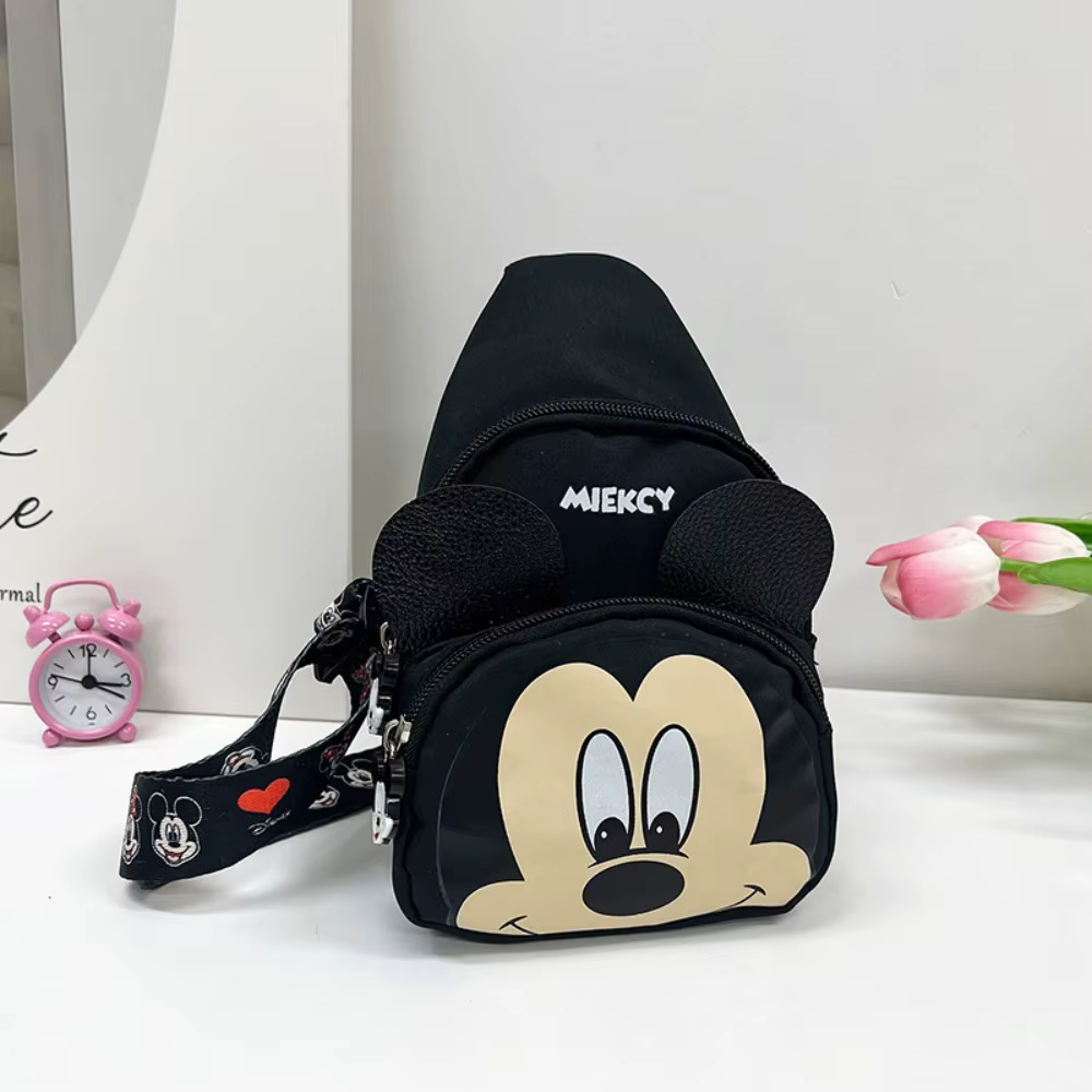 Sac à bandoulière Mickey Minnie pour garçons et filles, sac à dos de voyage, sac de poitrine, access