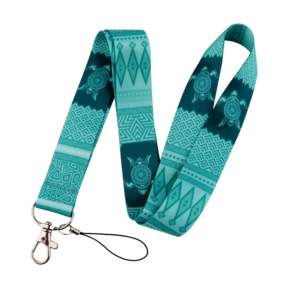 Lanières en forme de tortue de mer, pour porte-clés, sangle de cou, porte-badge, corde de suspension