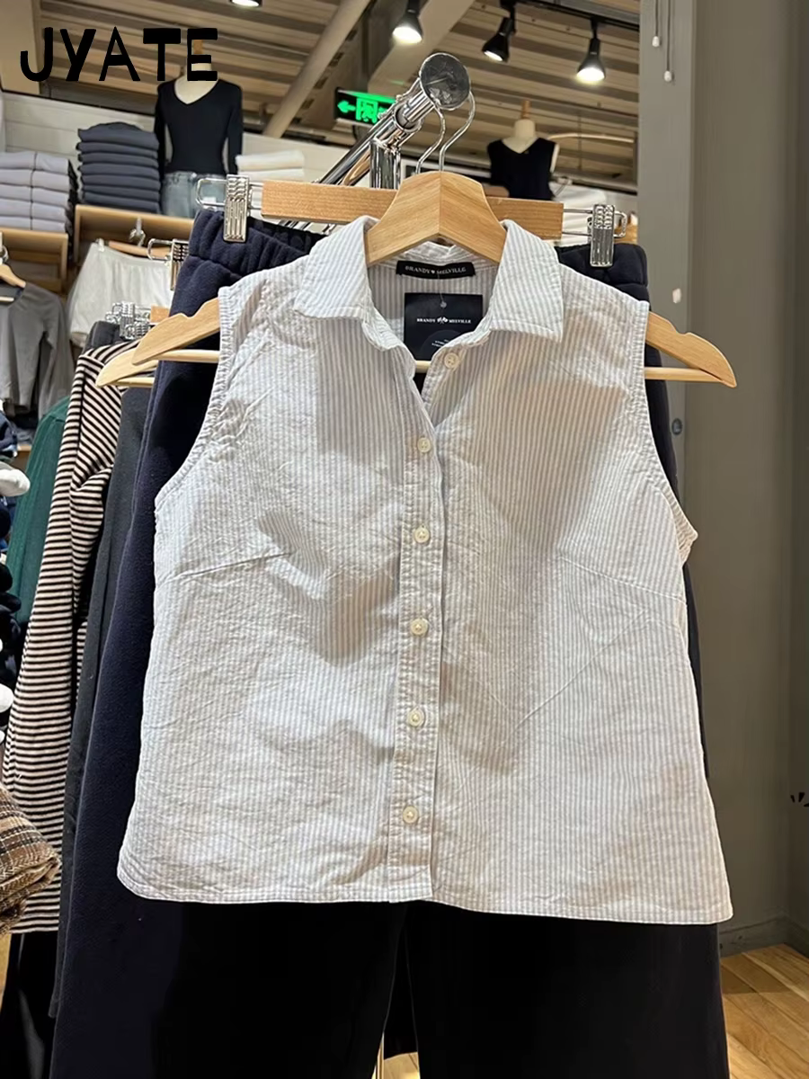 Nouveau T-shirt rose pour femme, style décontracté d'été, coupe ajustée, col rabattu, sans manches, 
