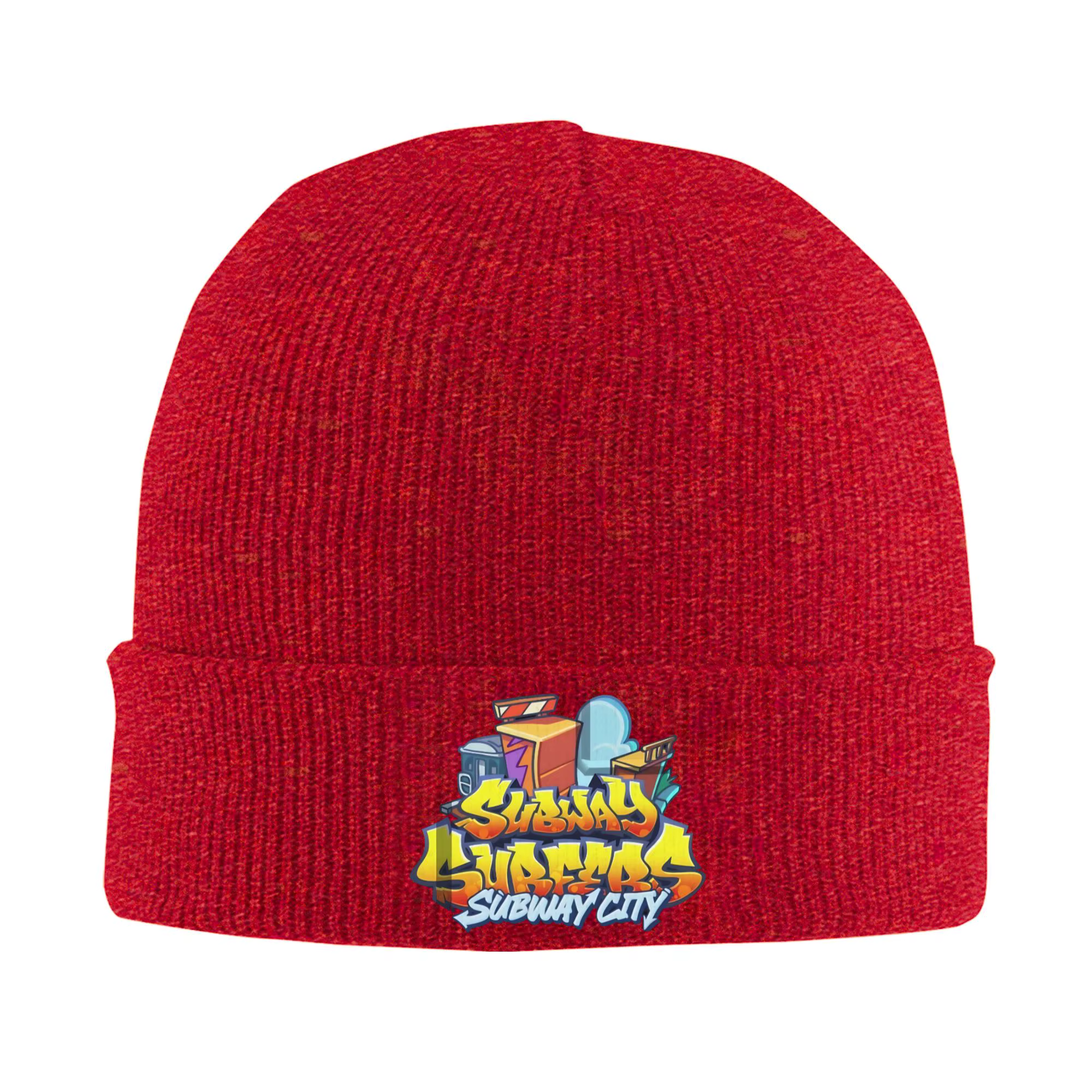 Subway Surfers – bonnet en tricot avec nom de la ville, chapeaux d'automne et d'hiver, casquettes ch