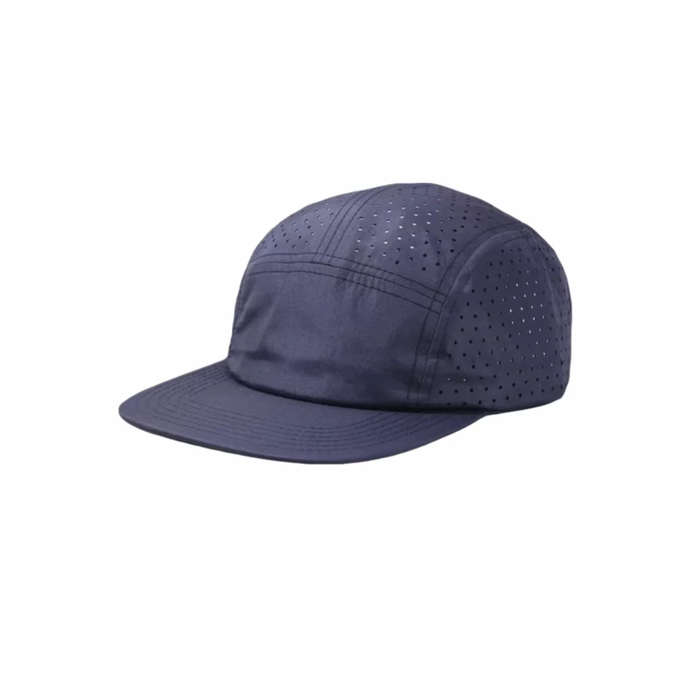 Casquette de baseball ventilée à séchage rapide, casquette de course souple à 5 panneaux, réglable, 