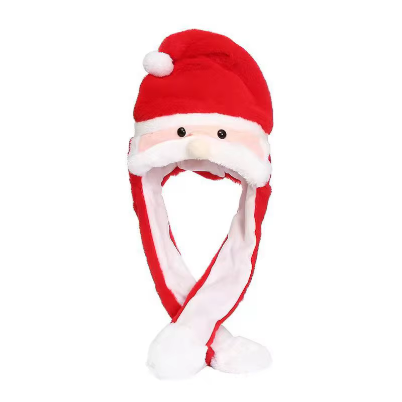 Chapeau de Père Noël en peluche pour hommes et femmes, accessoire de Noël, équipement de sauna migno