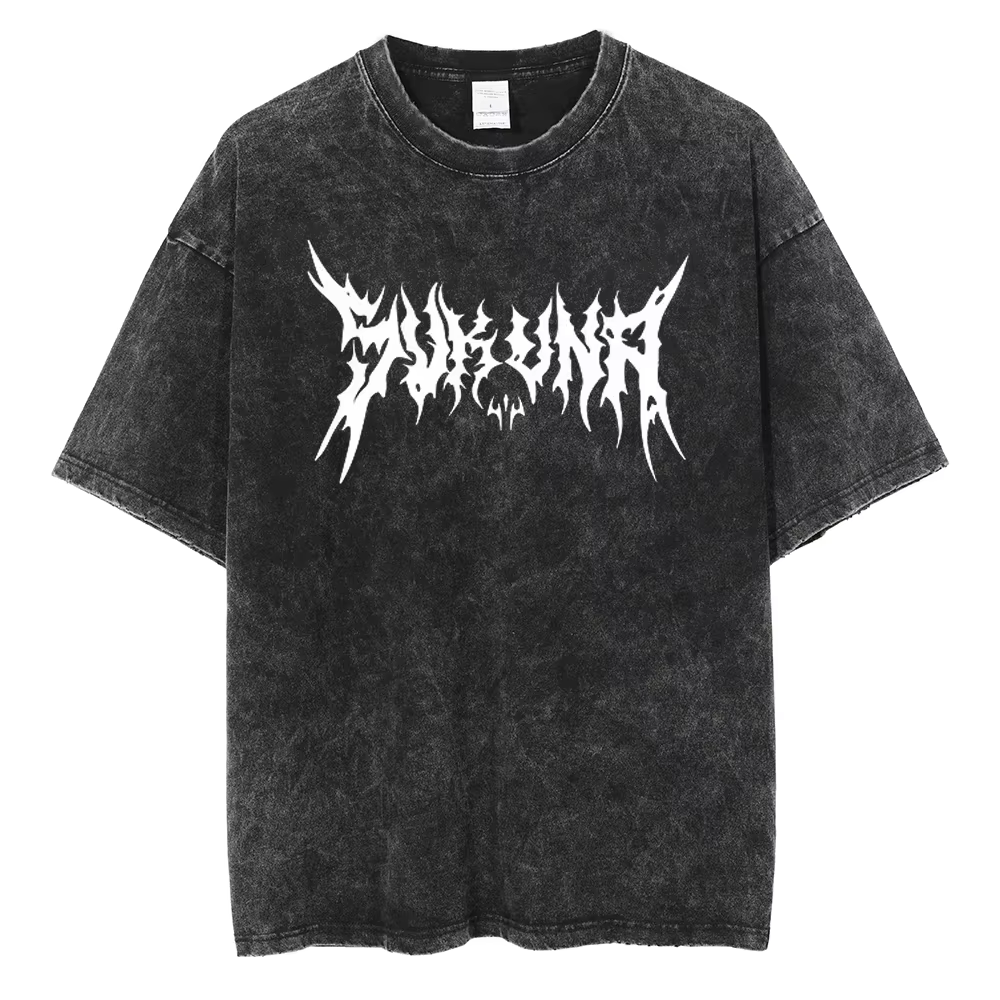 Anime Berserk Logo graphique imprimé t-shirt hommes femmes Vintage Manga T-shirts lavé coton t-shirt