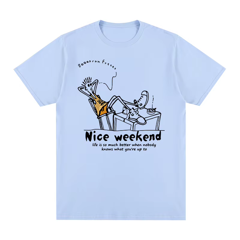 T-shirt vintage Call Me By Your Name pour hommes et femmes, col rond, pur coton, Nice Weekend, New v