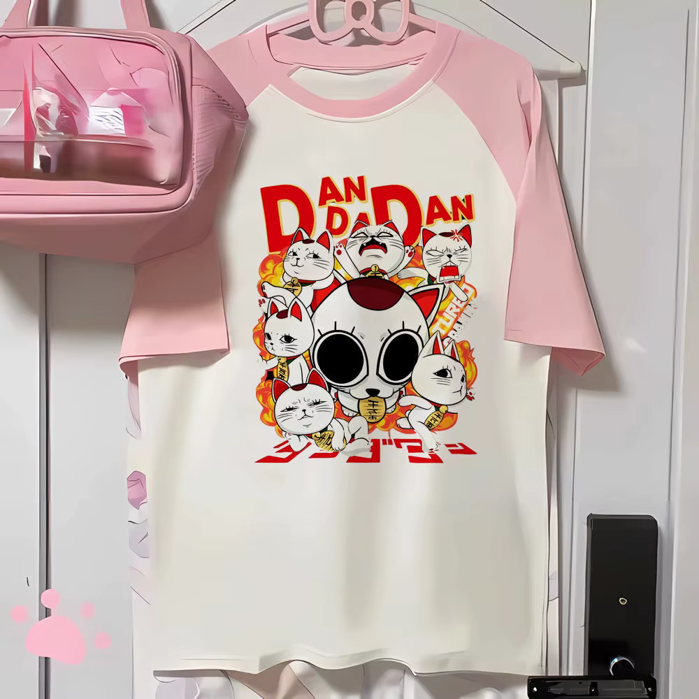 Dandadan chemise femme anime université numérique Pop Culture années 2000 haut punk t-shirts graphiq