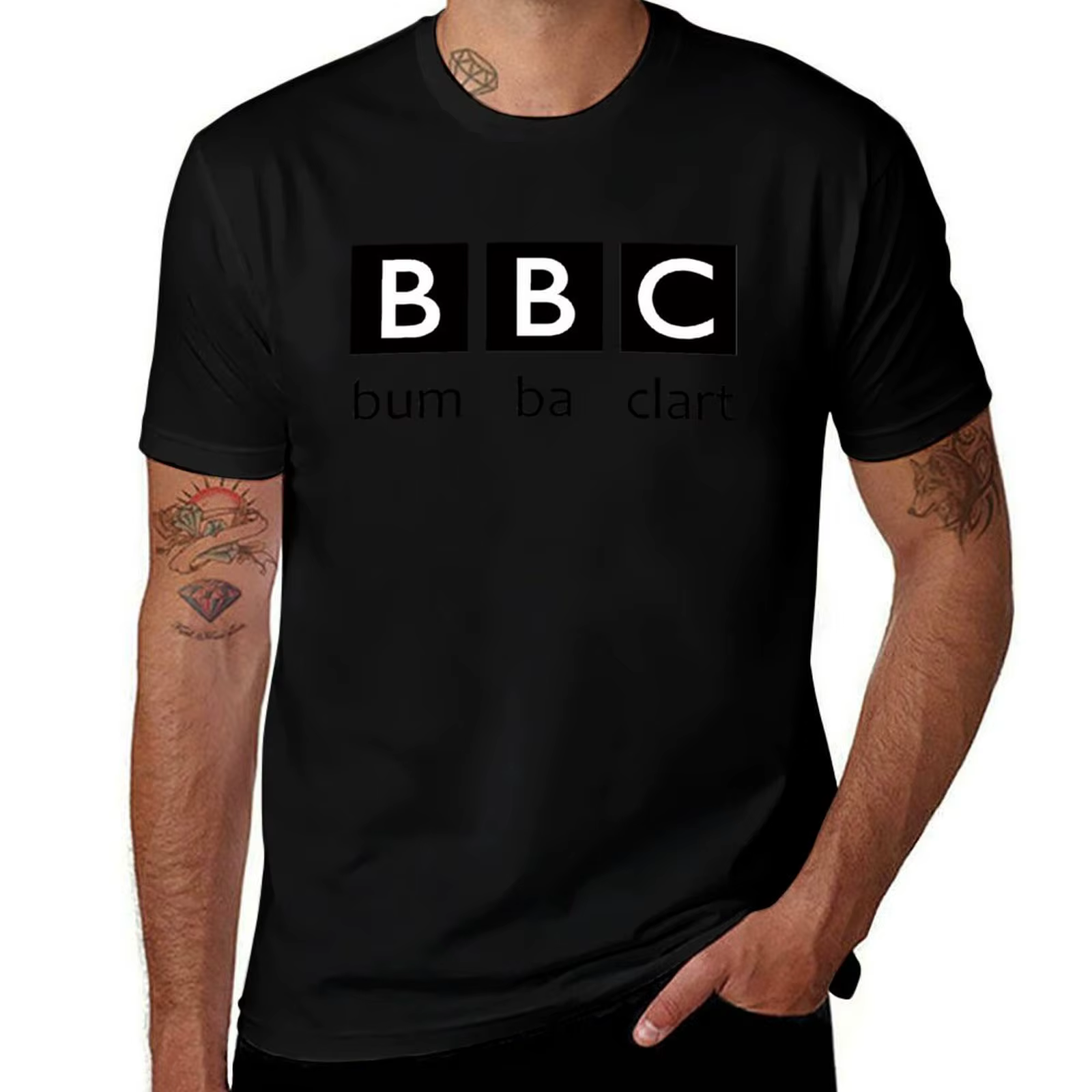 Bumbaclart Logo T-Shirt homme décontracté homme t-shirts pour hommes T-Shirt