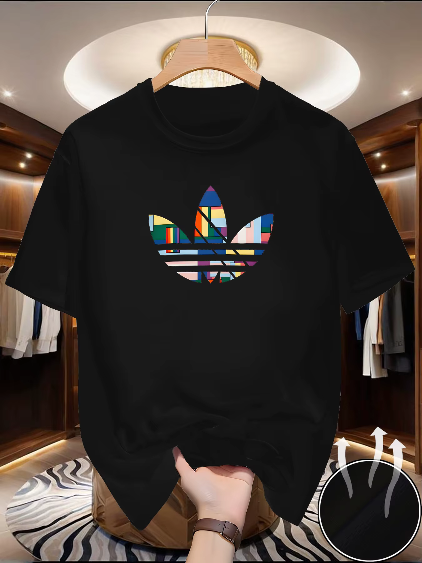 T-shirt Homme Été 2026 – Nouvelle Collection Coton Pur Coupe Slim Respirant Col Rond Manches Courtes
