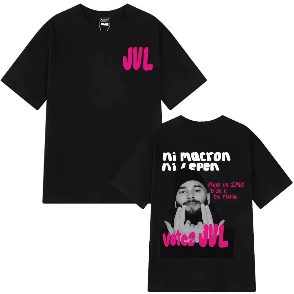 T-shirts graphiques tendance JUL, rappeur français 2026, pour hommes et femmes, T-shirt hip-hop déco