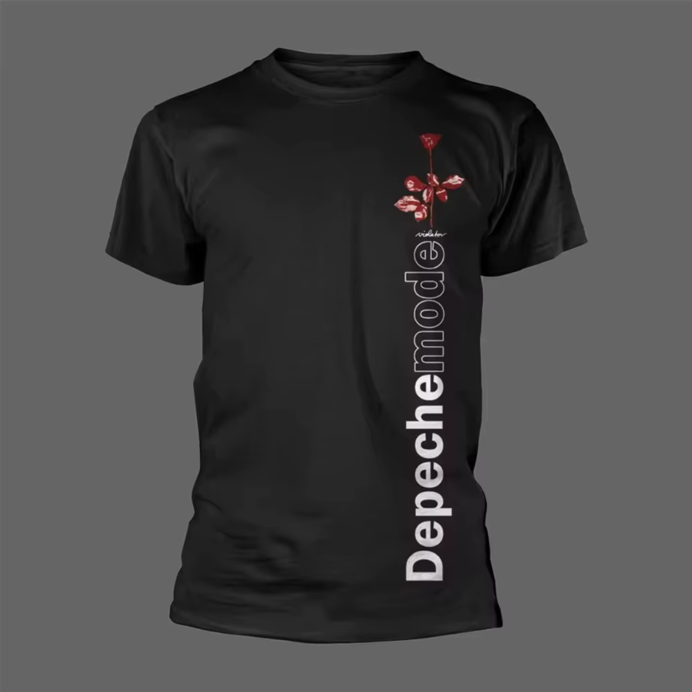 T-shirt à motif Depeche Mode Violator pour femme, décontracté, imprimé, pour l'été, cadeau pour fan,