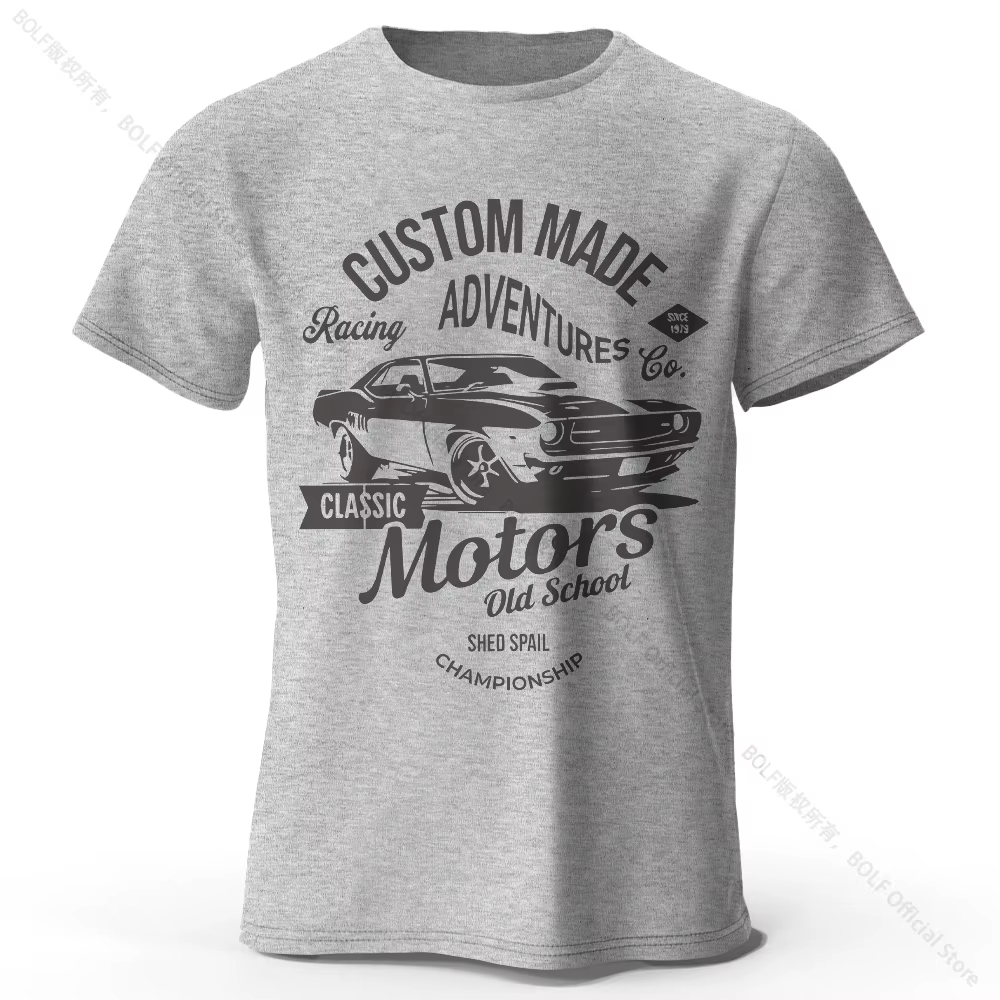 T-Shirt imprimé Motors pour hommes et femmes, t-shirts graphiques vintage Old School, 100% coton, ét