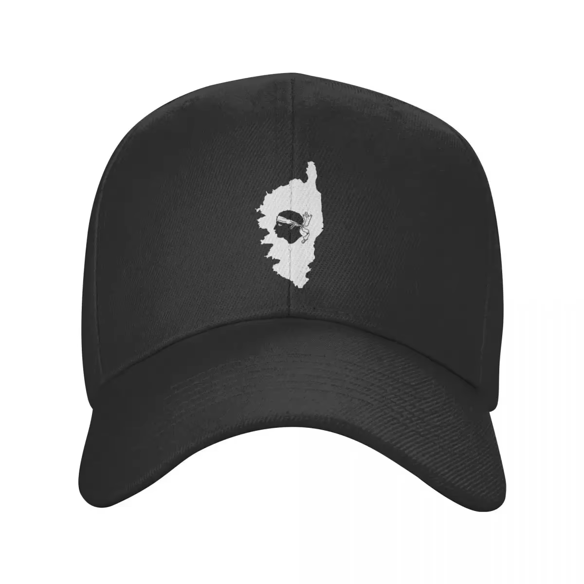 Casquette de baseball personnalisée avec carte du drapeau de Corse pour hommes et femmes, ajustable,
