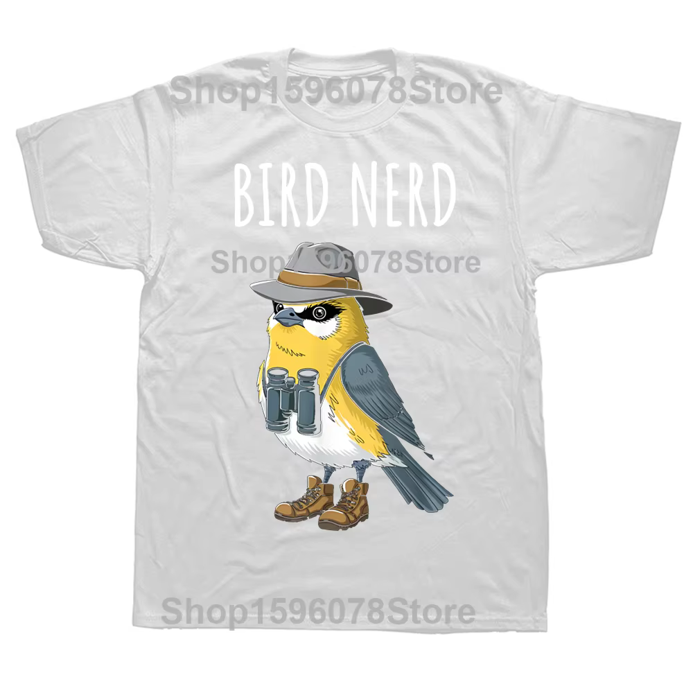 T-shirts amusants pour les passionnés d'observation des oiseaux, t-shirts décontractés pour hommes e