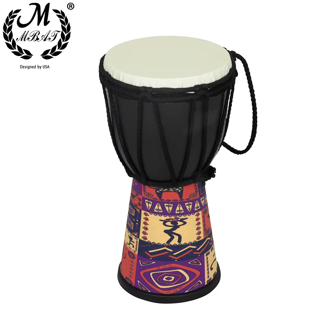 M MBAT 4 pouces Djembe tambour ABS nouvelle cavité de tambour Djembe Portable enfants tambour à main
