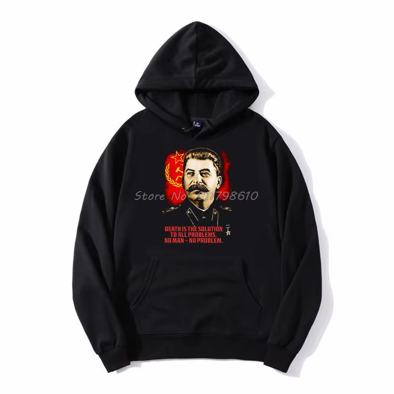 Sweat à capuche communiste des Nations alliées de l'URSS pour hommes, sweats à capuche sourire, swea