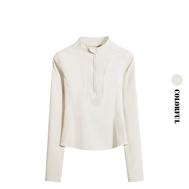 DRUR-Veste de yoga à manches longues pour femme, sweat-shirt de sport, haut d'entraînement, vêtement