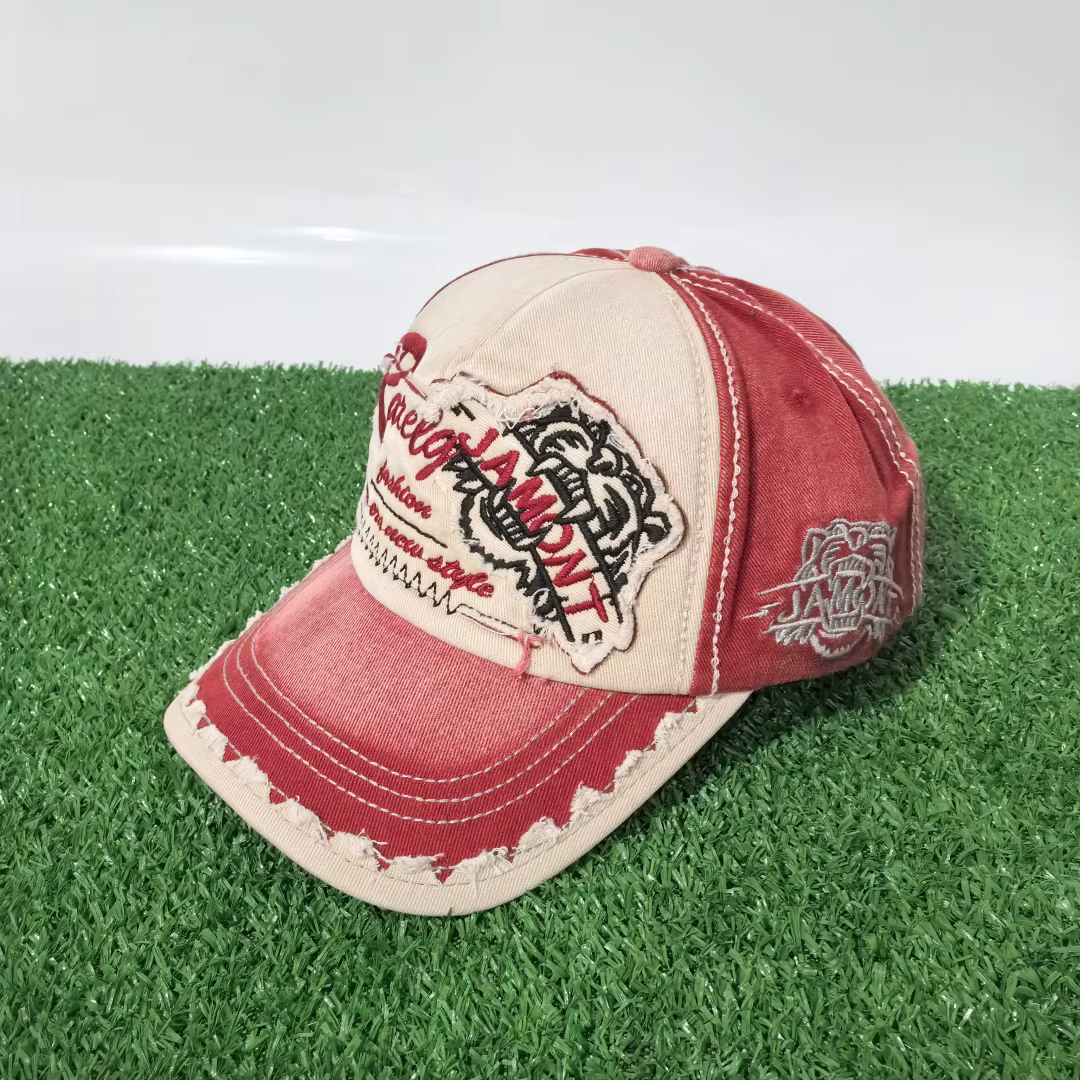 Casquette de baseball vintage brodée effet vieilli pour hommes et femmes, casquette trucker rétro en