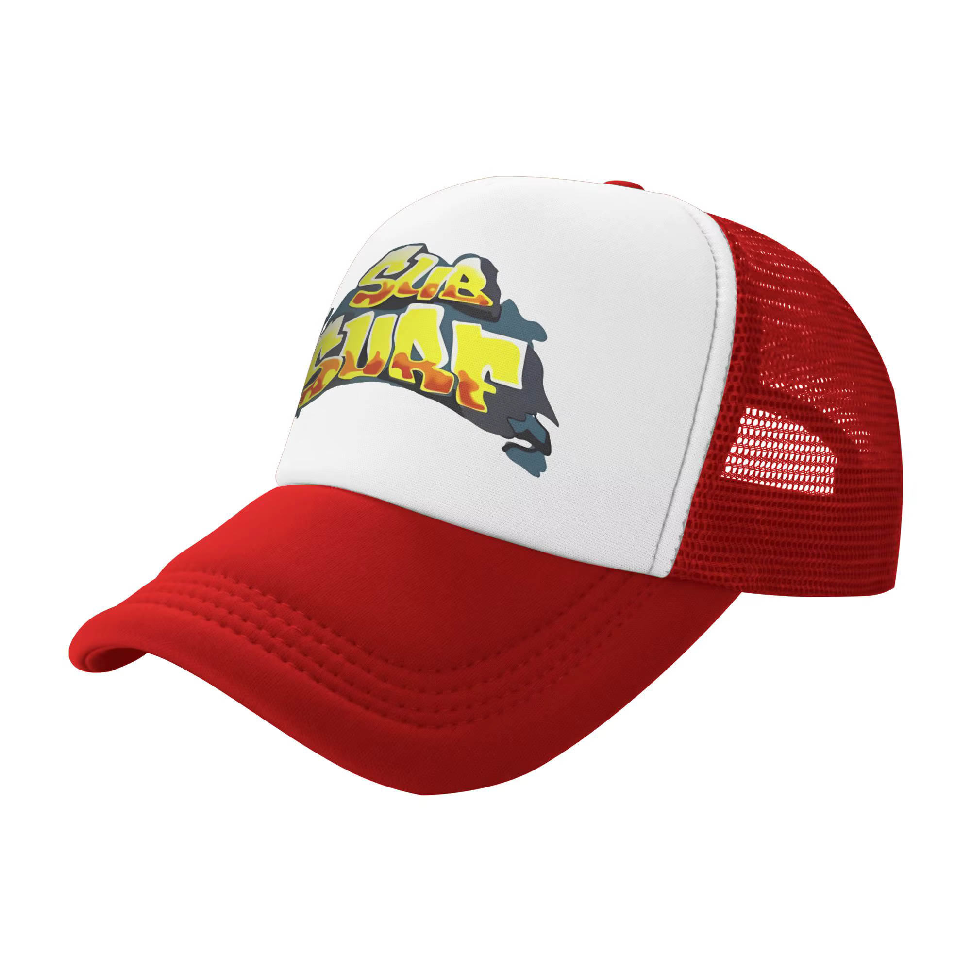 Casquettes de camionneur unisexe ajustées pour le jeu vidéo Subway Surfers, casquette de baseball en