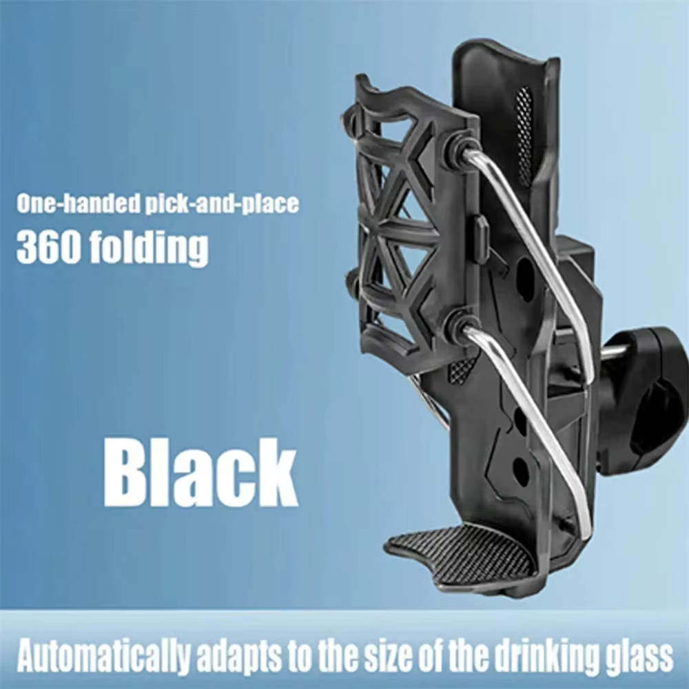 Porte-gobelet réglable pour moto et vélo, guidon, bouteille d'eau, support de vélo pour 32-77mm pour