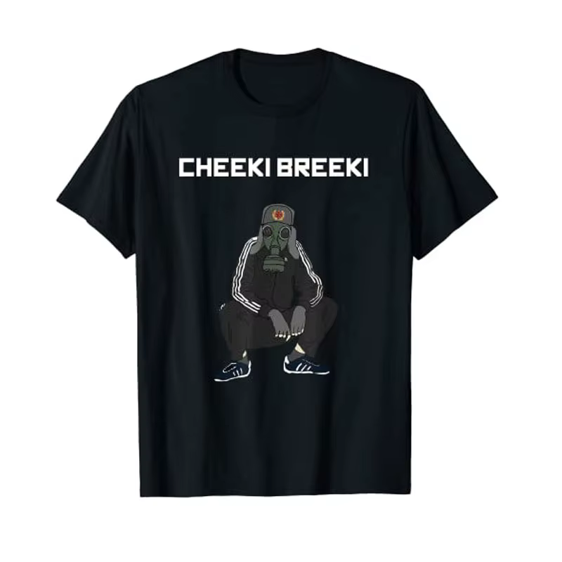 Cheeki Breeki-Gopnik Slav Style Funny Gamer SUNker T-Shirt, Humor Funny Graphic Tee, Y-Men Clothing,