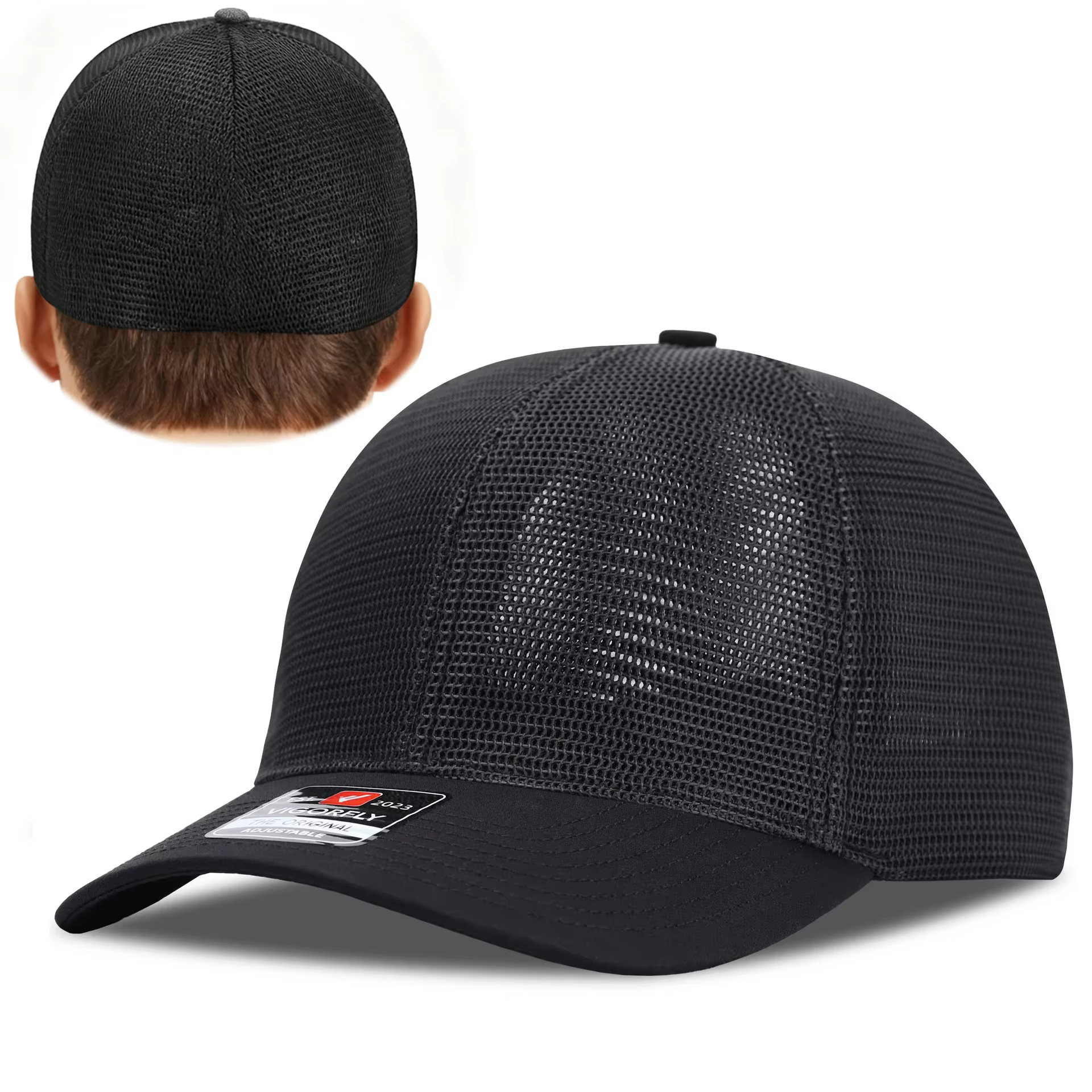 Nouvelles casquettes ajustées en maille pour hommes, style Hip Hop, avec visière, modèle Richardson 
