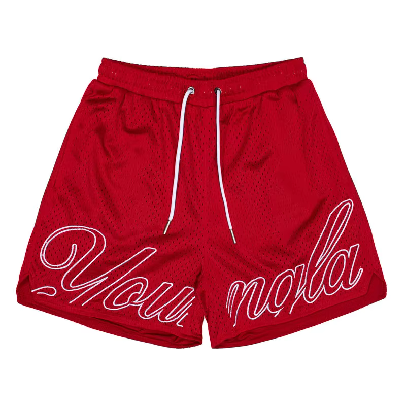 2025 Shorts de sport en maille pour hommes, séchage rapide, Hipster, boxe, jambes, trou d'entraîneme