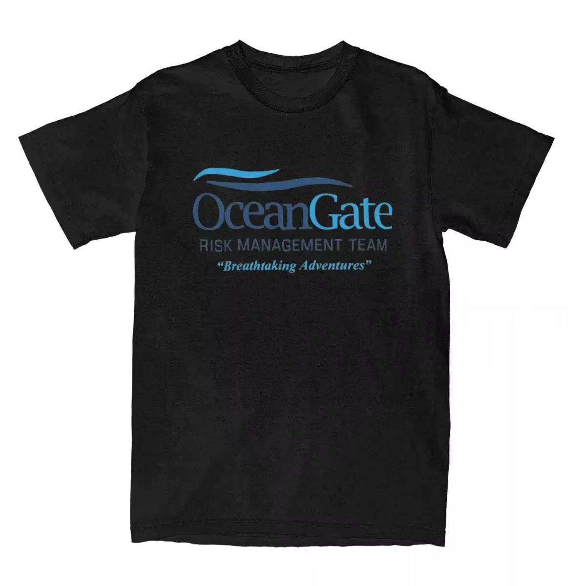 T-shirt graphique en coton à col rond pour hommes et femmes, vêtements amusants, gestion des risques