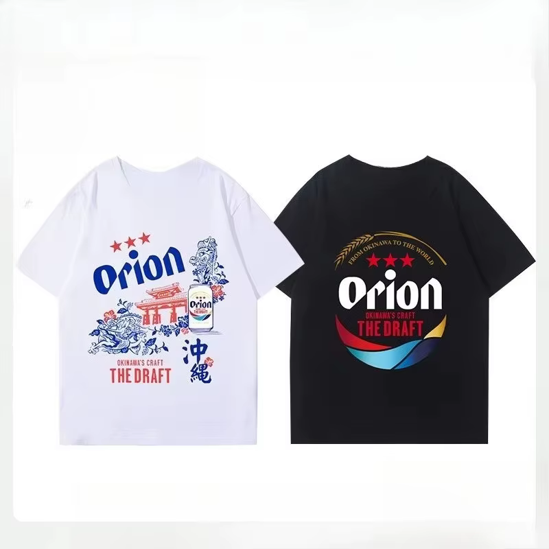 T-shirt d'été en coton pour hommes et femmes Orion Okinawa Beer 2026, confortable et de haute qualit