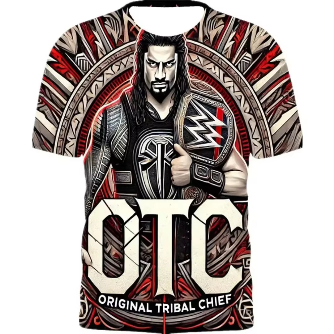 T-shirt pour homme Head Of The Game Fight Style, T-shirt athlétique inspiré de la lutte, nouveau T-s