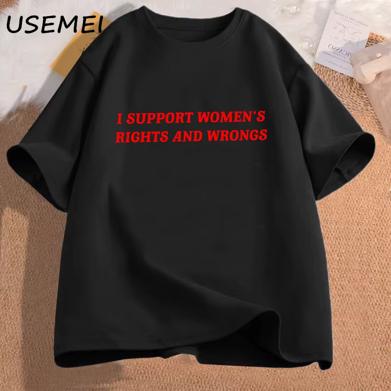 T-shirt manches courtes femme et homme, streetwear, humoristique et concepiste, en coton, de haute q