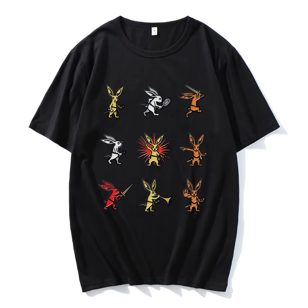 Game Kingdom Come: Deliverance Il lapin T-shirt unisexe Streetwear Hip Hop coton à manches courtes h