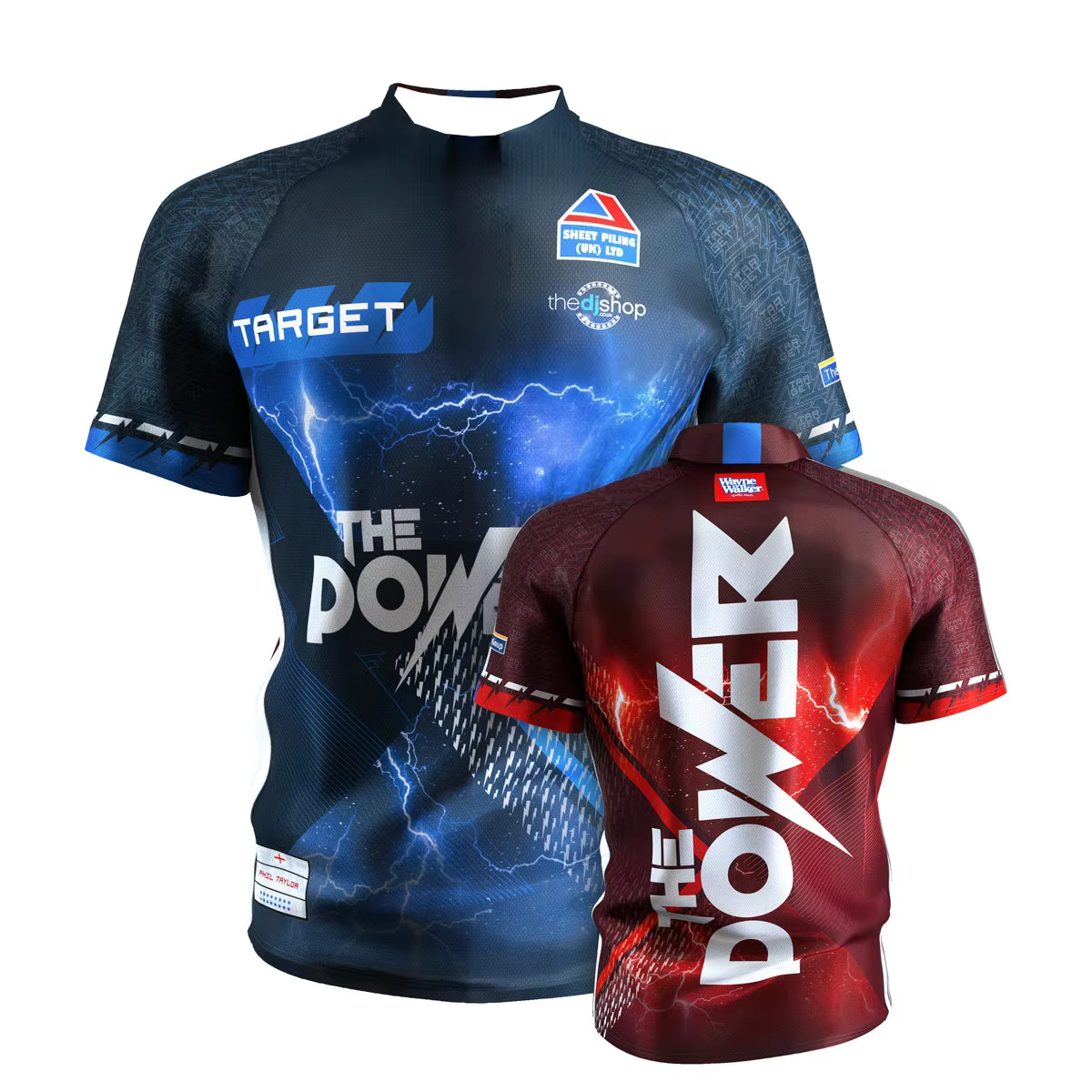 Maillot de sport respirant et à séchage rapide Phil Taylor The Power Darts 2025 Target Professional 