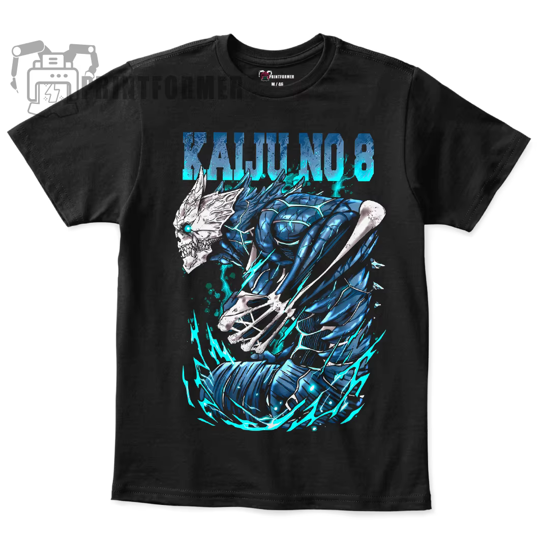 KaiMozambique No 8 Mina Shiro Kaij Manga Anime Tshirt, T-shirt unisexe, Tee doux, 100 coton