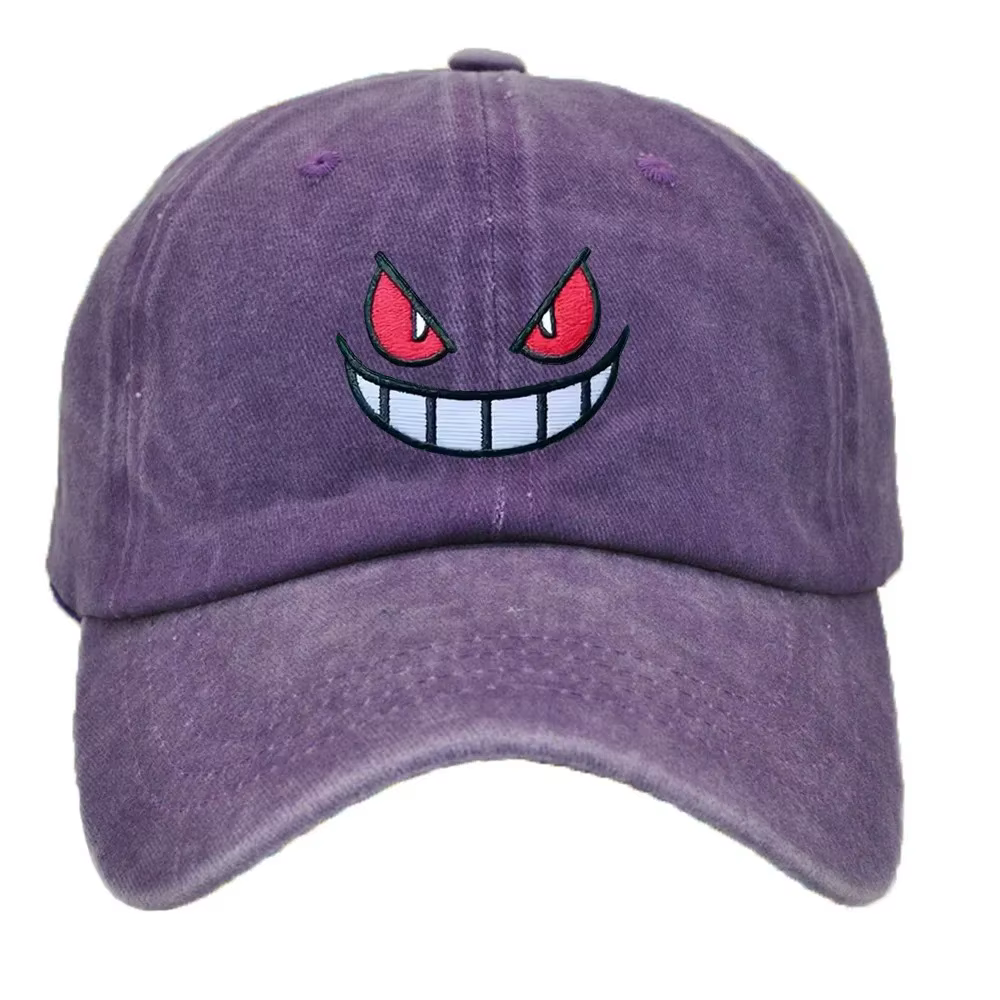 Anime Pokemon Gengar casquettes de Baseball chapeaux de relance casquettes de sport réglables chapea
